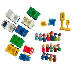 29 Fisher-Price Chunky Little People Vintage Toys
